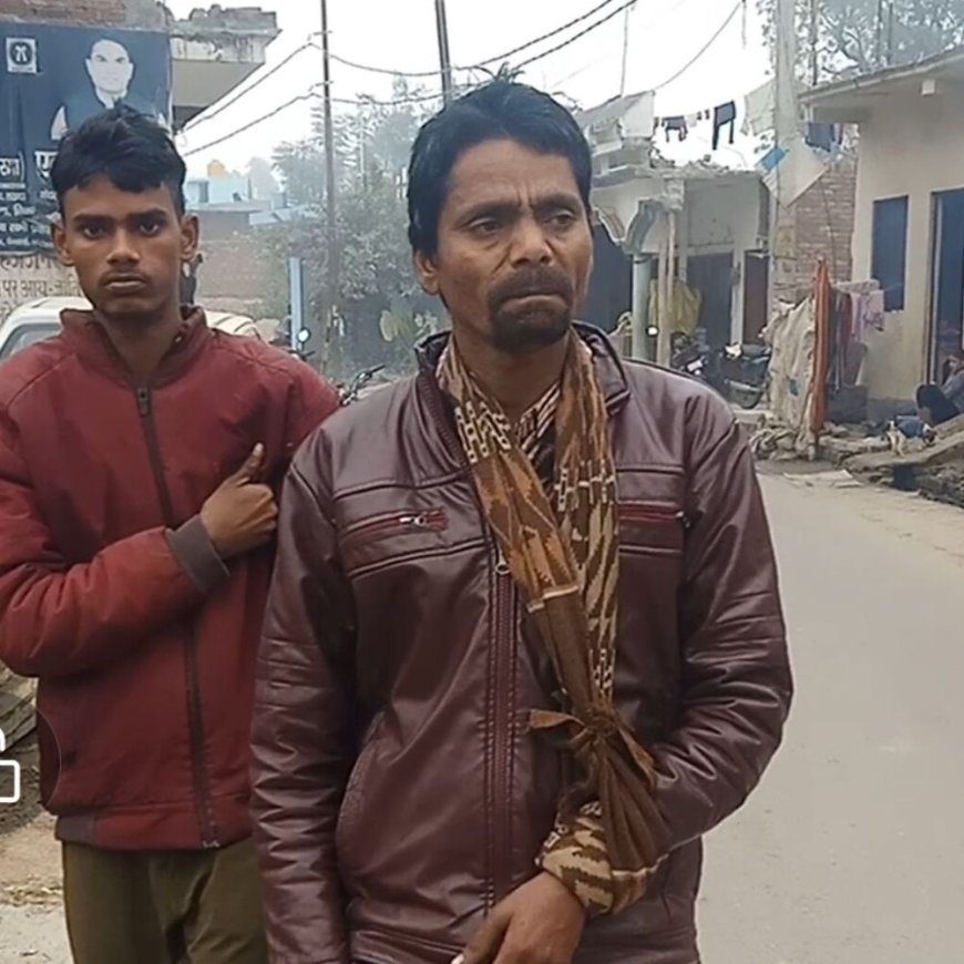लखनऊ के बीकेटी में मारपीट, सिर फूटा:क्रिकेट खेलने के मामूली विवाद पर घर में घुसकर लाठी-डंडे से पिटाई