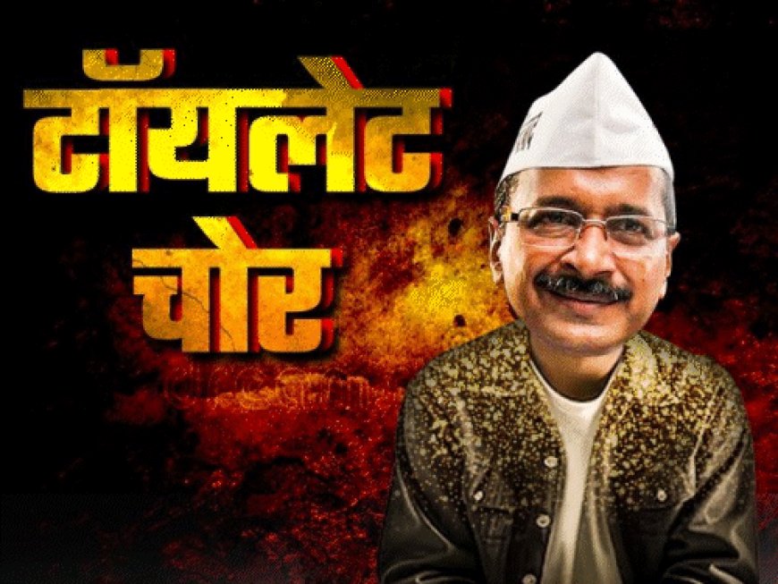 BJP ने केजरीवाल को राजा बाबू, टॉयलेट चोर दिखाया:4 पोस्टर शेयर किए; CM आवास को भ्रष्टाचार का शीशमहल बताया