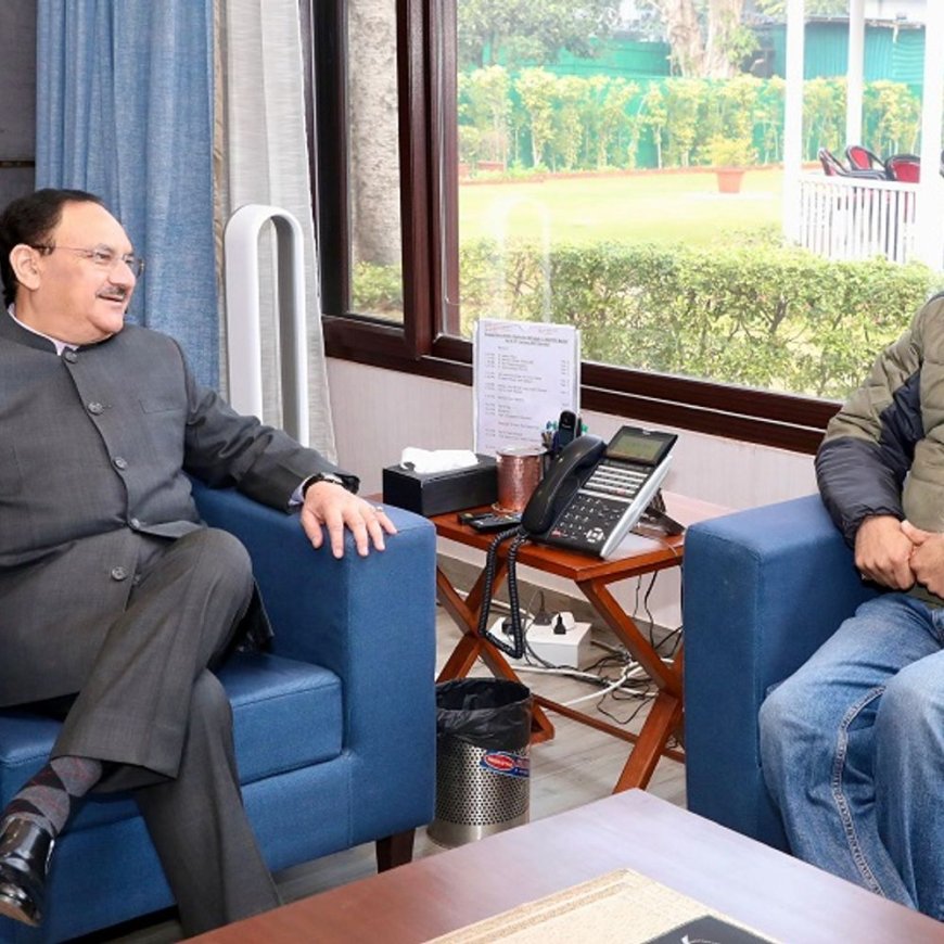 दिल्ली में नड्डा से मिले जयराम ठाकुर:हिमाचल में नए अध्यक्ष को लेकर चर्चा; लद्दाख चुनाव​​​​​​​ पर भी मंथन, जयराम को बना रखा चुनाव अधिकारी