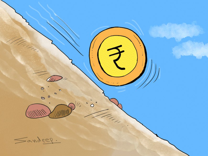 रुपया रिकॉर्ड ऑल टाइम लो पर आया:डॉलर के मुकाबले 27 पैसे गिरकर 86.31 पर बंद हुआ, विदेशी वस्तुएं महंगी होंगी