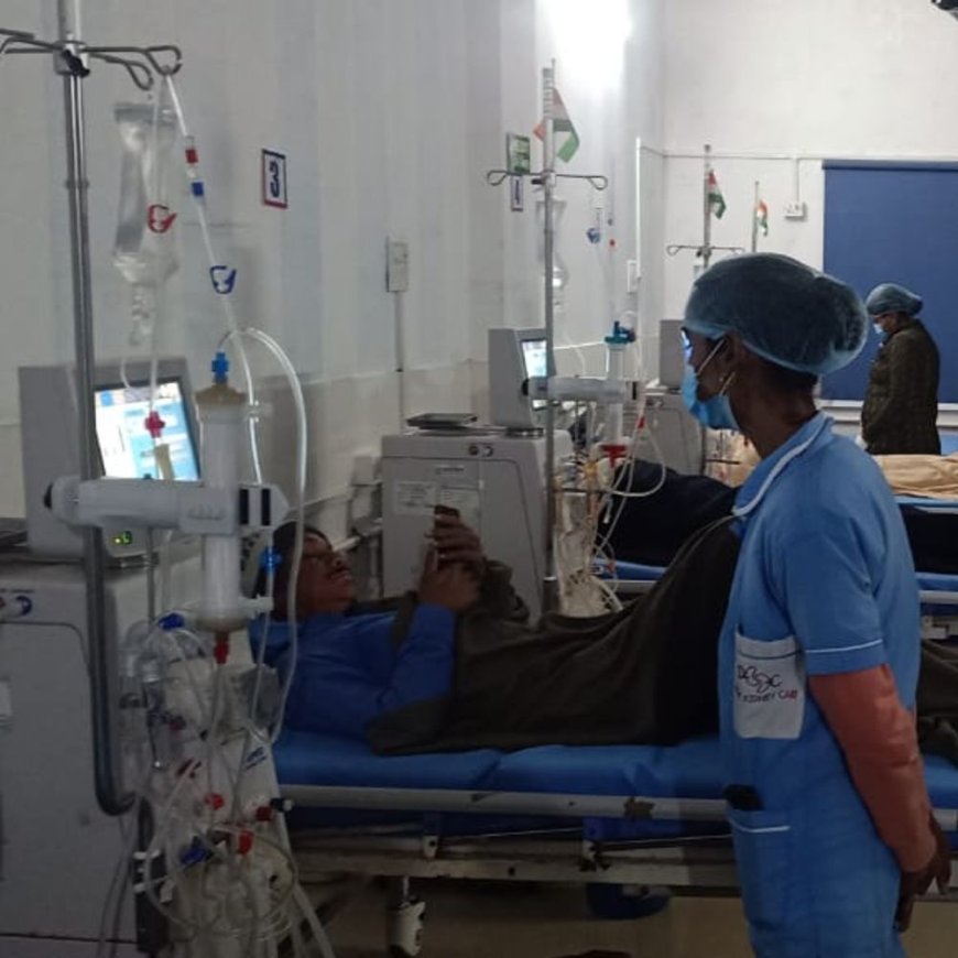चंदौली जिला अस्पताल में अल्ट्रासाउंड की समस्या:रोज 80 मरीजों में से सिर्फ 40 की होती है जांच, बाकी को करना पड़ता है इंतजार