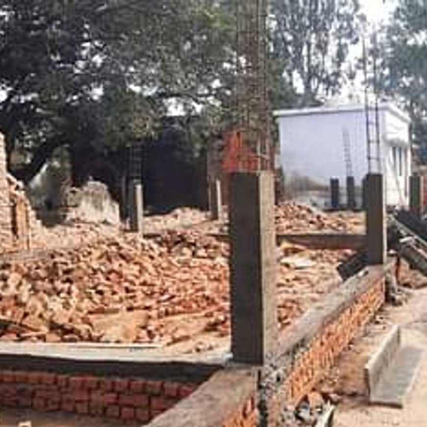 147 साल पुराने बालिका विद्यालय में निर्माण कार्य शुरू:विधायक निधि से मिले 15 लाख, 509 छात्राएं दूसरे स्कूल में कर रही पढ़ाई