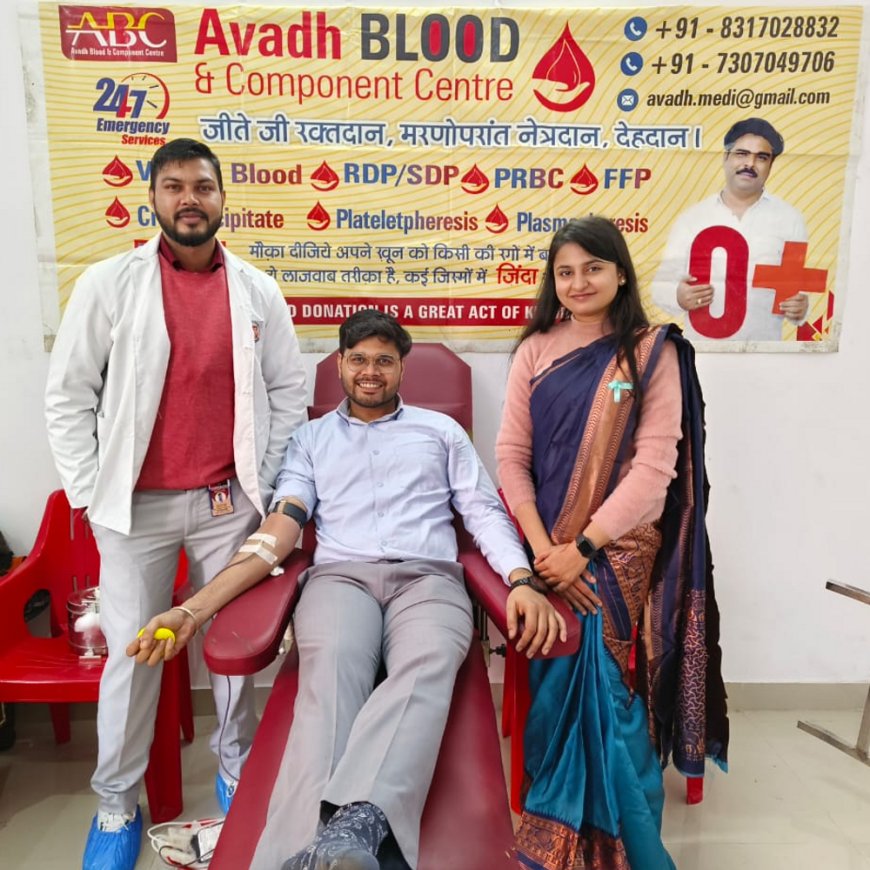 GAIMS और IMC ने निशुल्क स्वास्थ्य शिविर आयोजित किया:चौक के कालीबाड़ी मंदिर परिसर में 23 यूनिट ब्लड एकत्र
