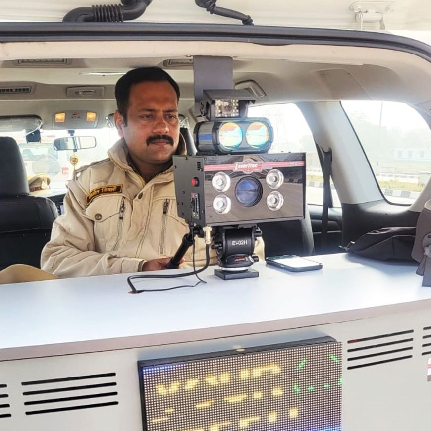 यातायात नियमों की अनदेखी पर बड़ी कार्रवाई:108 वाहनों का कटा चालान, ओवरस्पीड और नियम तोड़ने वालों पर शिकंजा