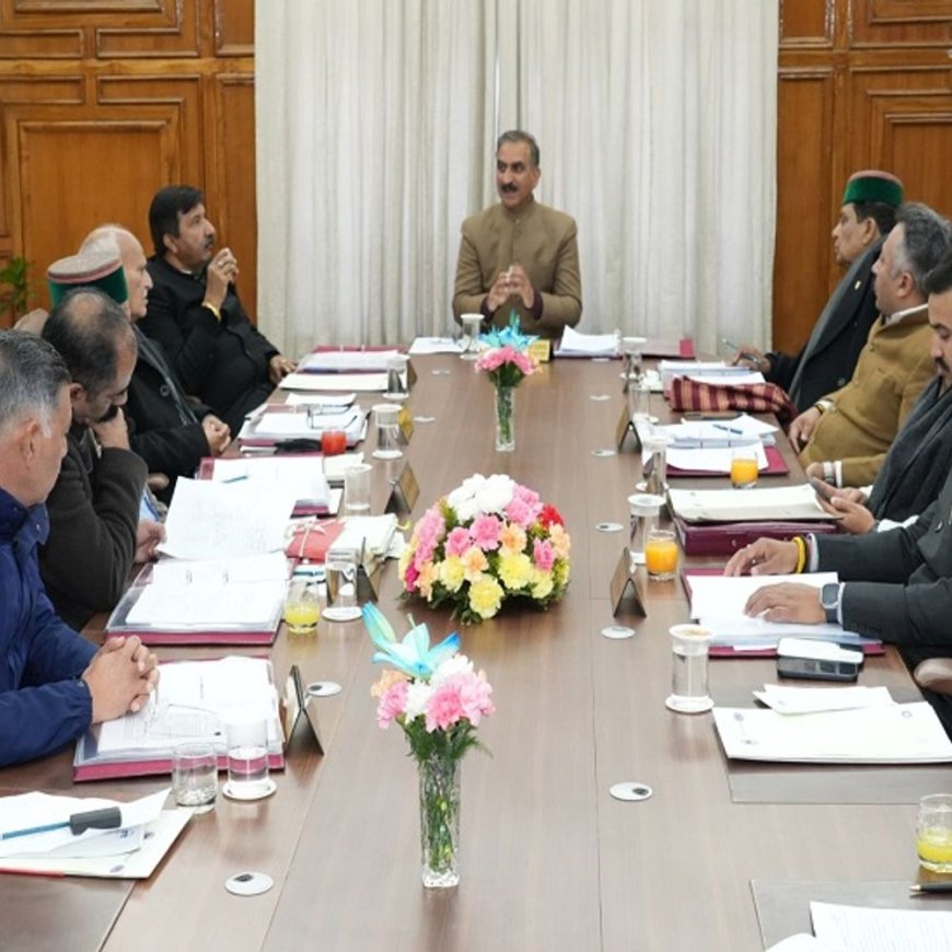 CM सुक्खू आज धर्मशाला में लेंगे कैबिनेट मीटिंग:स्टेट हुड-डे की घोषणाओं पर होगी चर्चा; टांडा-IGMC में रोबोटिक सर्जरी को मिल सकती है मंजूरी