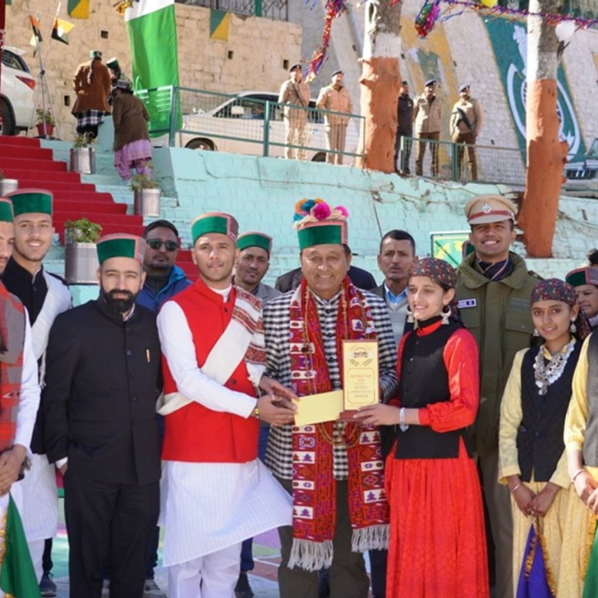 11 भूमिहीन परिवारों को मिले भू-पट्टे:किन्नौर में गणतंत्र दिवस पर बड़ी सौगात, विकास के लिए 80 करोड़ से अधिक की योजनाएं घोषित