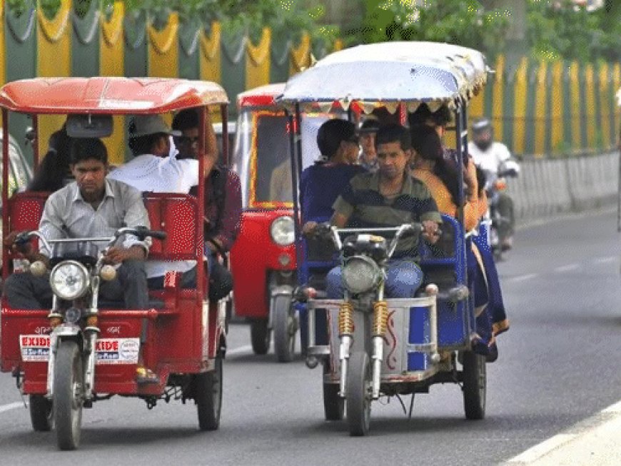 लखनऊ में ई-रिक्शा के लिए नया प्लान:जोन-वाइज कोडिंग और तय रूट से होगी सवारी; डीएम- कमिश्नर तैयार करेंगे रिपोर्ट