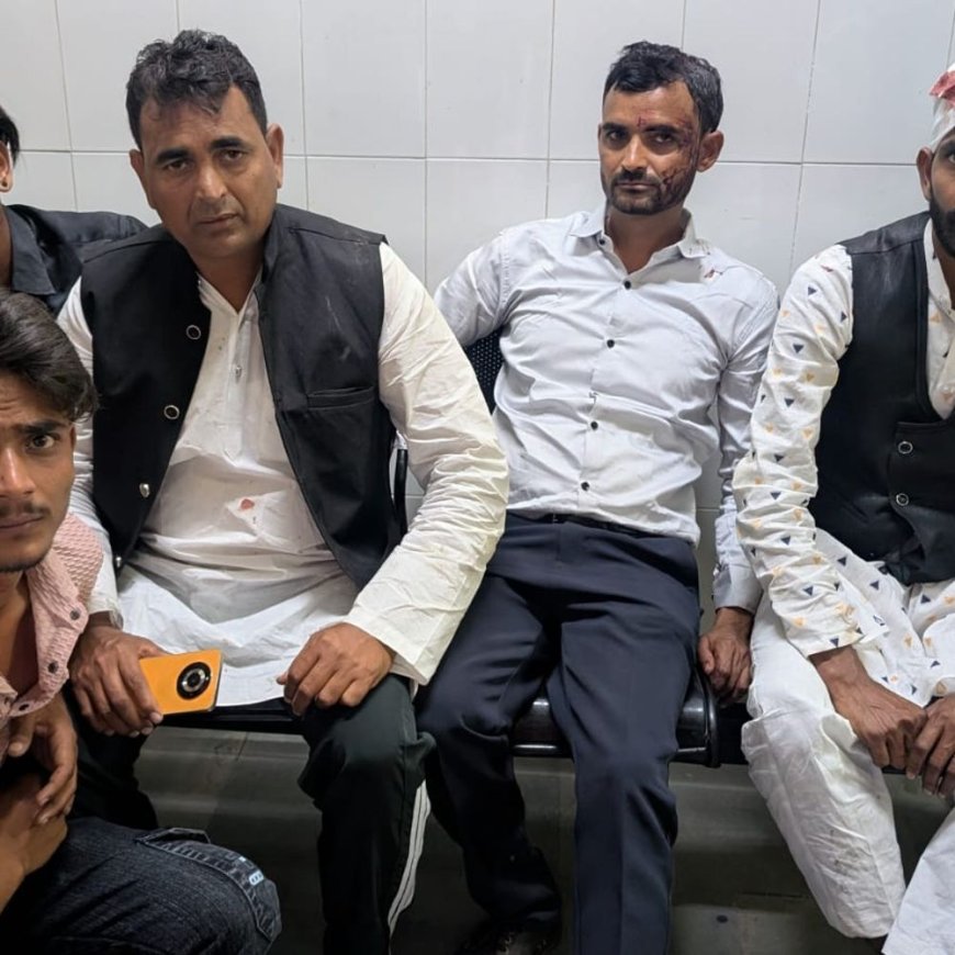 बारातियों पर लाठी-डंडों से हमला:मुजफ्फरनगर में 7 लोग घायल, जान से मारने की धमकी देते हुए भागे