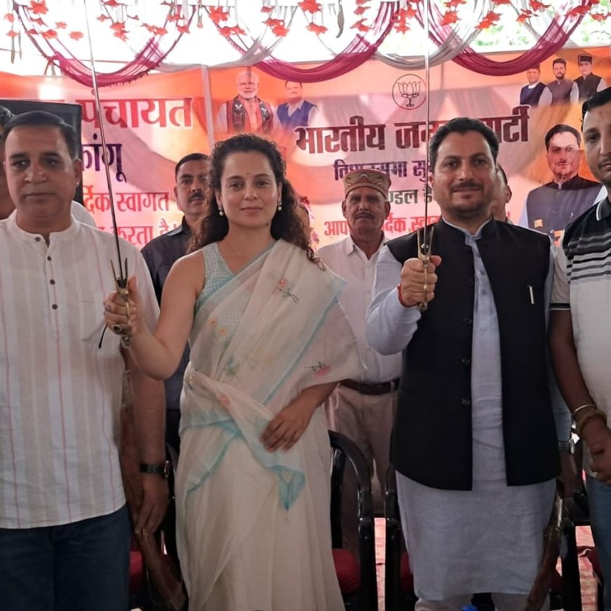 कंगना ने कांग्रेस को अंग्रेजों की बची हुई औलाद बताया:बोली- जहां कांग्रेस नेता मिलते हैं, वहां डाकुओं का गैंग बन जाता है