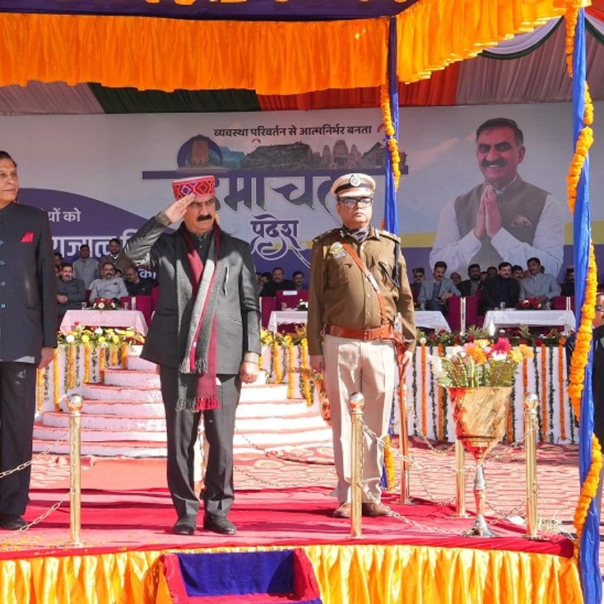 हिमाचल दिवस पर पांगी में तिरंगा फहराएंगे CM:सभी जिलों में मंत्री करेंगे कार्यक्रम की अध्यक्षता, विक्रमादित्य सिंह ऊना के प्रोग्राम में शामिल होंगे