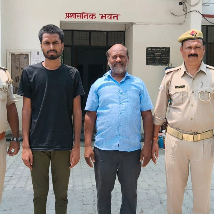 आजमगढ़ में आग लगाकर हत्या करने वाले दो गिरफ्तार:रास्ते की विवाद की रंजिश को लेकर पेट्रोल डालकर जलाने का आरोप इलाज के दौरान मौत