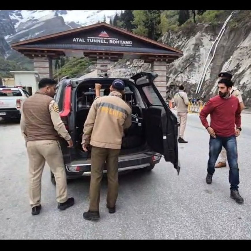 कुल्लू में ड्रोन उड़ाने पर लगी रोक:भारत-पाक तनाव के चलते सुरक्षा, अटल टनल समेत कई जगह 24 घंटे नाकाबंदी