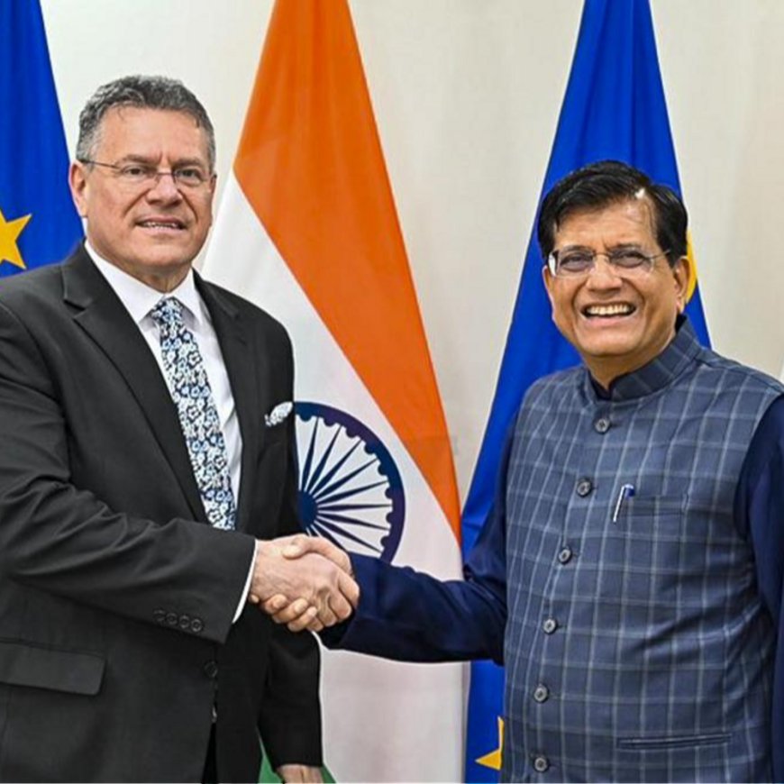 भारत-EU के बीच FTA पर 11वें-राउंड की बातचीत कल से:ये 16 मई तक चलेगी, 2025 के आखिरी तक पूरा हो सकता है फ्री ट्रेड एग्रीमेंट