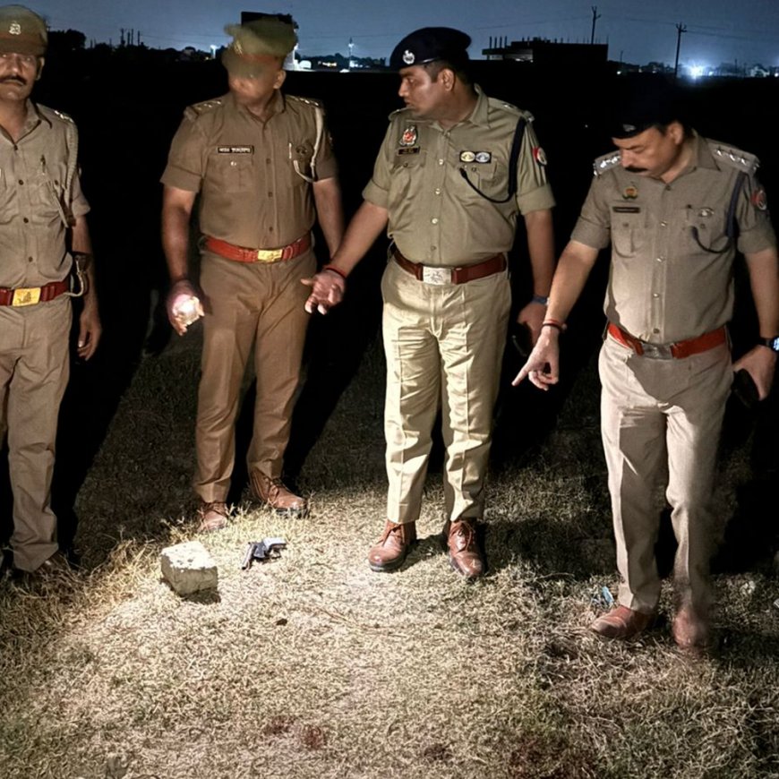 वाराणसी में आधी रात मुठभेड़ में बदमाश को लगी गोली:मंडुआडीह पुलिस ने दबोचा 25 हजार का इनामिया, तस्कर पर दर्ज हैं कई केस