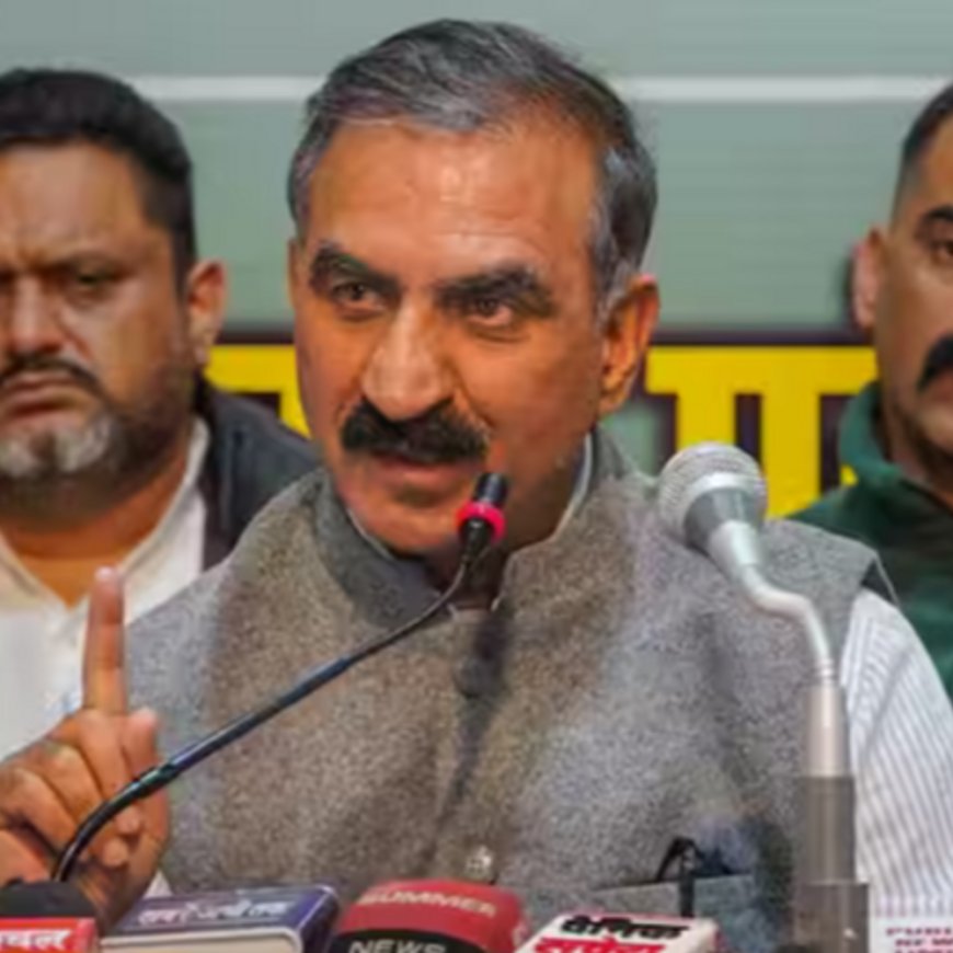 हिमाचल CM दिल्ली पहुंचे:3 केंद्रीय मंत्रियों से कल मीटिंग का मांगा टाइम; नीति आयोग की बैठक में शामिल होंगे, PM मोदी से भी मिलेंगे