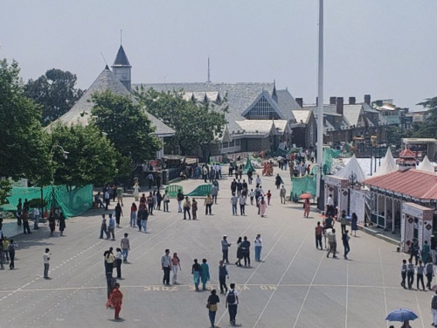 हिमाचल में 4 दिन बारिश-ओलावृष्टि की चेतावनी:8 जिलों में ऑरेंज अलर्ट, तेज तूफान चलेगा; शिमला में सुबह से बादल छाए
