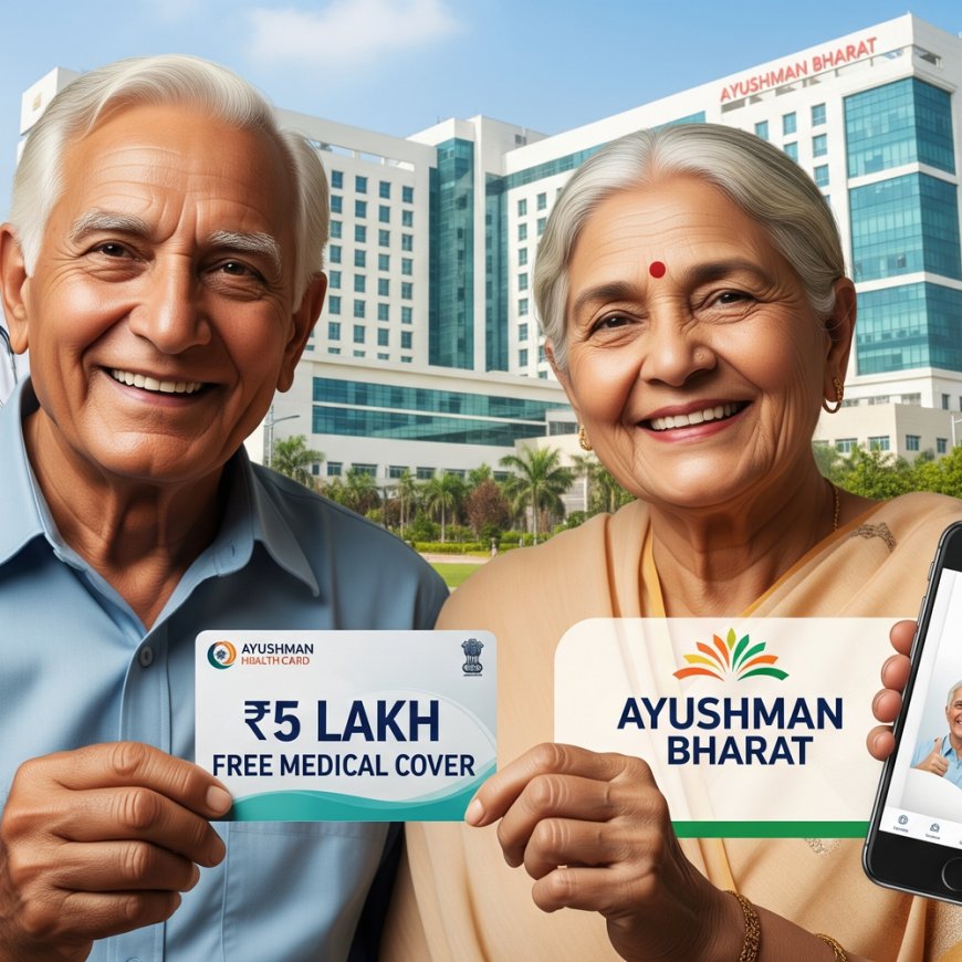 घर बैठे सिर्फ आधार-कार्ड से बनाएं बुजुर्गों का आयुष्मान कार्ड:मिलेगा 5 लाख रुपए तक का मुफ्त इलाज; इन आसान स्टेप्स को फॉलो करें