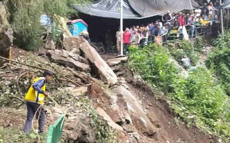यमुनोत्री मार्ग पर भूस्खलन में मासूम बच्ची की मौत, रेस्क्यू ऑपरेशन जारी
