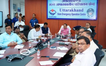 उत्तराखंड में अतिवृष्टि: मुख्यमंत्री ने स्थिति का लिया जायजा