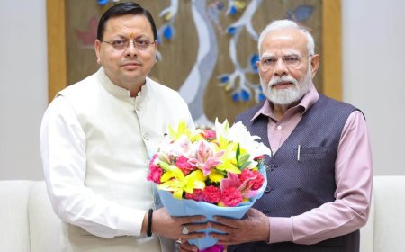 सीएम धामी ने पीएम मोदी से मुलाकात की, नंदा राजजात में शामिल होने का दिया न्योता