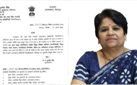 उत्तराखंड तकनीकी विश्वविद्यालय की नई कुलपति बनीं डॉ. तृप्ता ठाकुर