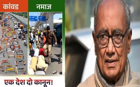 दिग्विजय सिंह का कांवड़ यात्रा पर विवाद: राजनीतिक गरमा-गर्मी