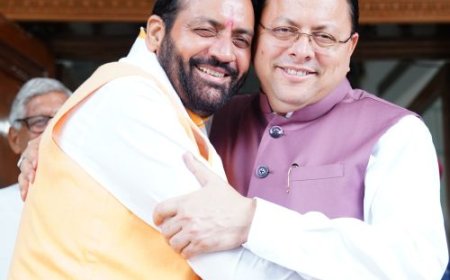 मुख्यमंत्री पुष्कर सिंह धामी और हरियाणा के मुख्यमंत्री के बीच हुई ऐतिहासिक मुलाकात