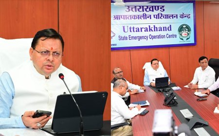 Uttarakhand में मौसम का रेड अलर्ट: सीएम धामी ने जिलाधिकारियों से की बातचीत, 24 घंटे सतर्क रहने का दिया आदेश