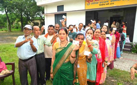 नैनीताल जिले में पंचायत चुनाव का सफल द्वितीय चरण, मतदान की प्रक्रिया आरंभ