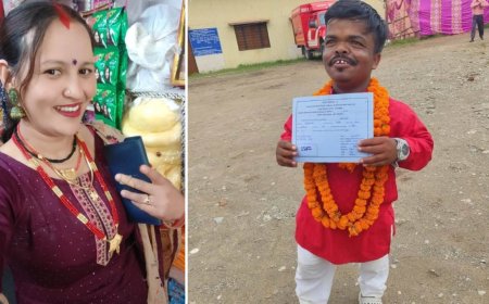 लक्ष्मण सिंह लच्छू की अद्वितीय जीत: छोटे कद के प्रत्याशी ने क्षेत्र पंचायत सदस्य का चुनाव जीता, यू ट्यूबर को मिली हार