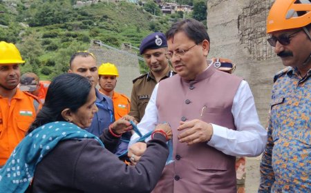 महिला ने दुपट्टा चीरकर CM धामी को बांधी राखी, मानवीय संवेदनाओं का अद्भुत उदाहरण