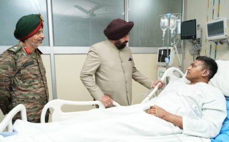 राज्यपाल गुरमीत सिंह की मनोहारी मुलाकात, घायल जवानों को मिली नई ऊर्जा