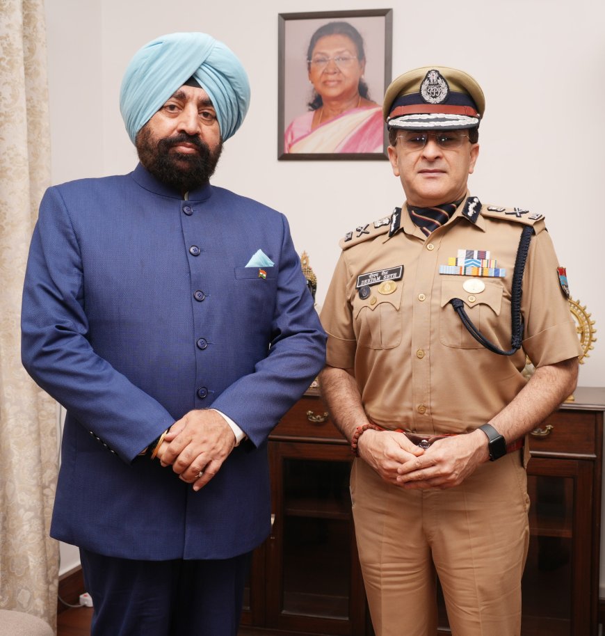 राज्यपाल से पुलिस महानिदेशक ने की भेंट, उत्तरकाशी में राहत कार्यों की जानकारी दी