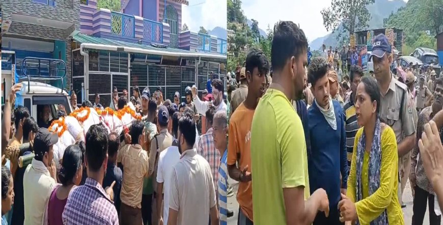 जितेंद्र सिंह आत्महत्या मामला गरमाया, परिजनों ने अंतिम संस्कार से किया इनकार, दोषियों को फांसी की मांग