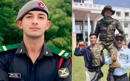 किसान के बेटे अभिषेक सजवाण बने सेना के अफसर, पहाड़ का गर्व