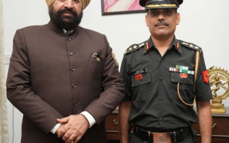 कर्नल संजीव दत्ताना की राज्यपाल से शिष्टाचार भेंट, निःशुल्क डेंटल कैंप की घोषणा