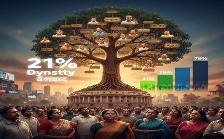 भारतीय राजनीति में वंशवाद: 21% सांसद, विधायक और एमएलसी राजनीतिक परिवारों से आते हैं