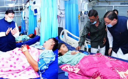 मुख्यमंत्री धामी ने दून अस्पताल का निरीक्षण, स्वास्थ्य सेवाओं की गुणवत्ता को परखा