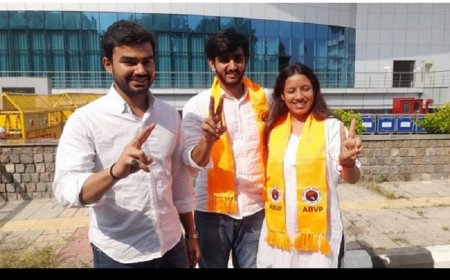 दिल्ली विश्वविद्यालय छात्र संघ चुनाव 2025: एबीवीपी का विजय रथ, आर्यन मान बने अध्यक्ष!