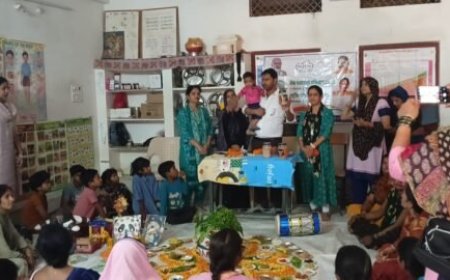 सेवा पखवाड़ा एवं राष्ट्रीय पोषण माह: आंगनबाड़ी केंद्रों पर जागरूकता कार्यक्रम की सफलता
