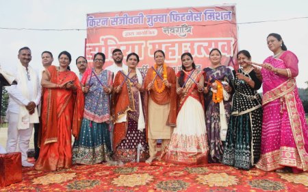 रामनगर में हुए डांडिया महोत्सव में कैबिनेट मंत्री रेखा आर्या की उपस्थिति