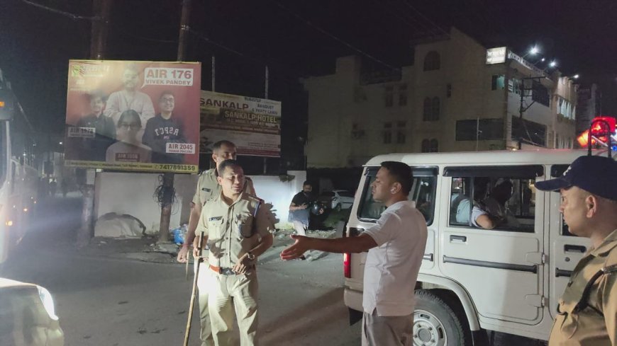 नैनीताल में SSP मीणा का सख्त एक्शन: अराजकतत्वों पर बढ रही कार्यवाही, आधी रात को किया चेकिंग