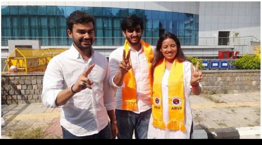 दिल्ली विश्वविद्यालय छात्र संघ चुनाव 2025: एबीवीपी का विजय रथ, आर्यन मान बने अध्यक्ष!