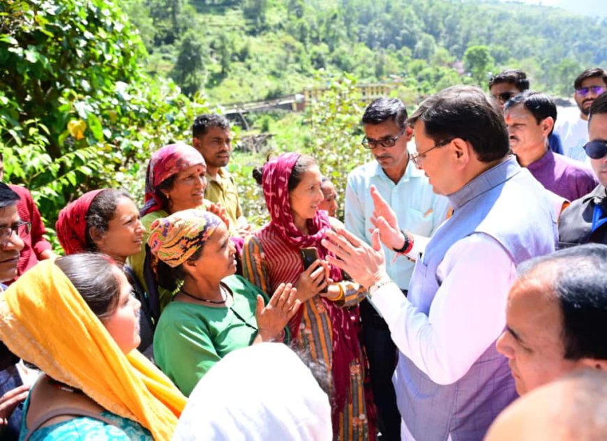 चमोली आपदा: सीएम धामी ने प्रभावितों से मुलाकात की, मृतकों के परिजनों को 5 लाख की सहायता दी