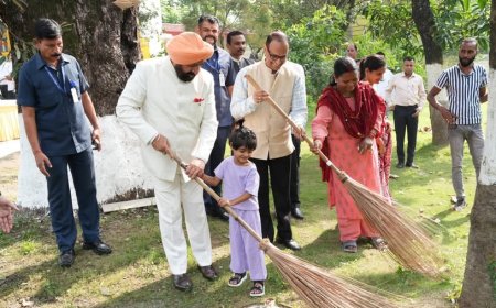 राज्यपाल गुरमीत सिंह का स्वच्छता अभियान: राजभवन में सफाई का पैगाम