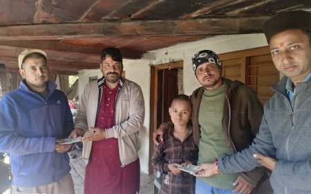 यमुनाघाटी की एकजुटता: धराली आपदा पीड़ितों को मिली आर्थिक सहायता