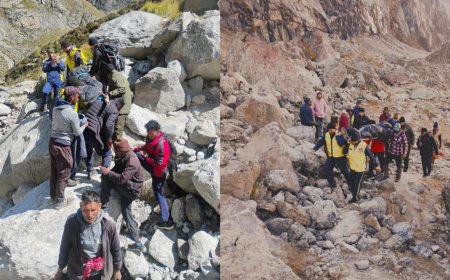 सतोपंथ ट्रैक रूट पर एक ट्रैकर की दुखद मौत, चार ट्रैकर्स का सफल रेस्क्यू