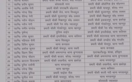 उत्तराखंड में उप निरीक्षकों के बम्पर स्थानांतरण: जानिए पूरी सूची