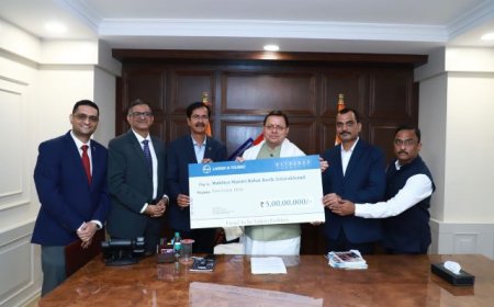 मुख्यमंत्री राहत कोष में 5 करोड़ रुपये का योगदान, प्राकृतिक आपदाओं से प्रभावितों की मदद