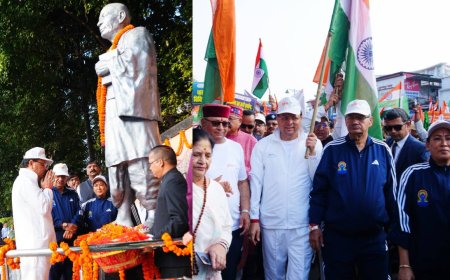 मुख्यमंत्री धामी ने किया यूनिटी मार्च वॉकथॉन का शुभारंभ, सरदार पटेल को दी श्रद्धांजलि